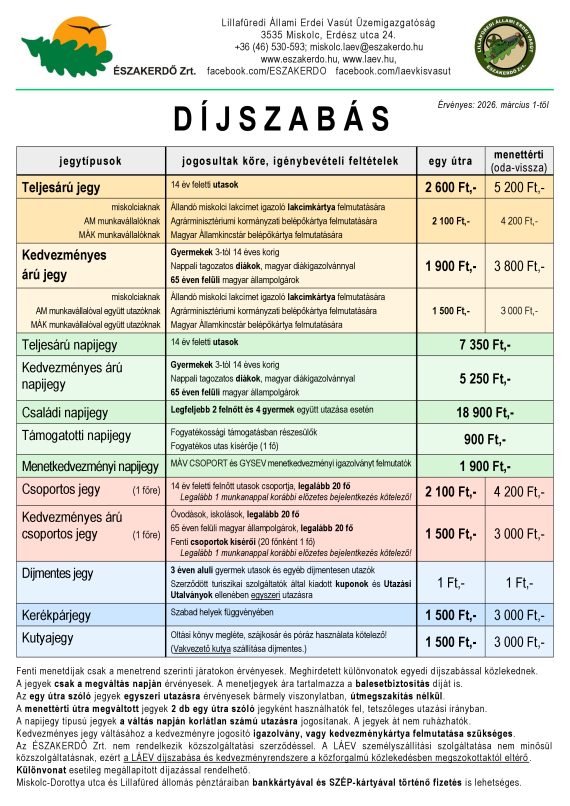 L�EV menetd�j t�bl�zat 2026.